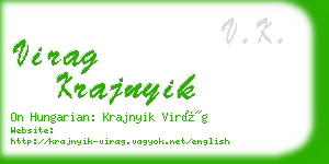 virag krajnyik business card